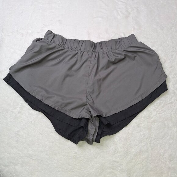 Free People Movement Hardio Cardio Shorts Sz M Colorblock Minimalist Sporty Gym - Picture 3 of 16